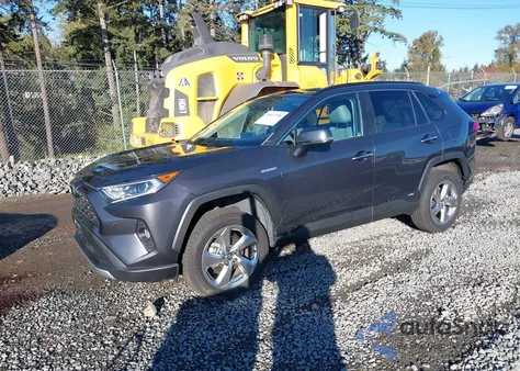 2019 Toyota Rav4 Hybrid Limited z USA, uszkodzony, nr VIN 2T3DWRFV1KW003835